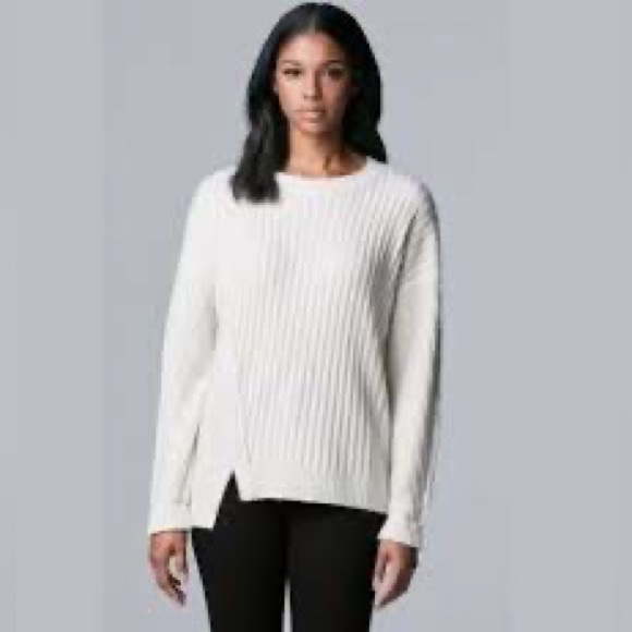 Simply Vera Wang Metallic Pullover - Picture 1 of 2